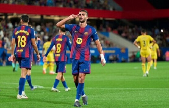 : فرستابن بالعلامة الكاملة في جائزة اذربيجان، برشلونة يكتسح خيتافي وعلم فلسطين كاد ان يلغي هدف اولمو