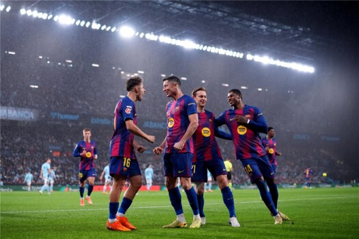 برشلونة يضرب سلتا ويقترب من الريال، انتر وروما في الصدارة، انتصار اينتراخت على ماينز وبي أس جي على أولمبيك ليون