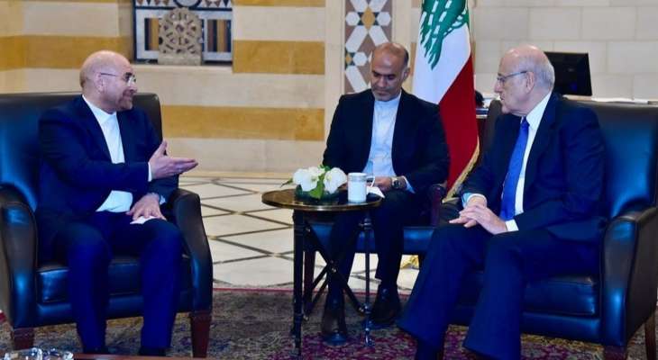 ميقاتي يلتقي قاليباف: أولوياتنا وقف العدوان الإسرائيلي!