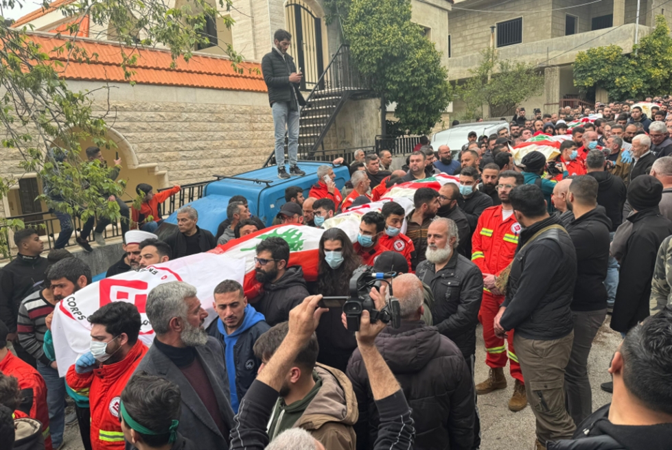 الهبارية تشيّع شهداءها السبعة وسط حشود غفيرة!