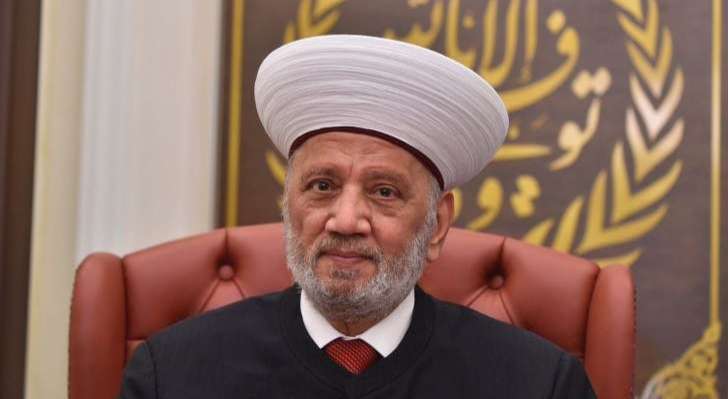 دريان يدعو المجتمع الدولي للتحرك فورا لوقف المجازر التي ترتكب بحق الشعب الفلسطيني واللبناني!