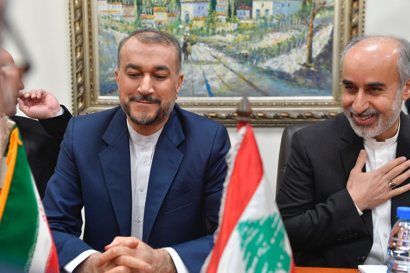 عبداللهيان من مطار رفيق الحريري الدولي: أمن لبنان هو أمن إيران!