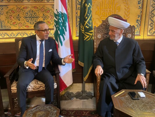 السفير المصري زار دريان: التشكيلة الحكومية تعكس بوادر وإشارات إيجابية!