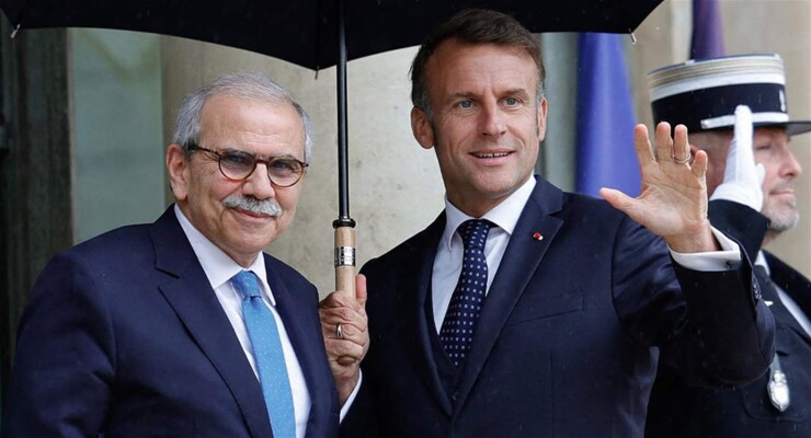 ماذا أبلغ ماكرون سلام خلال زيارته فرنسا؟