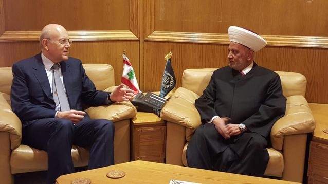 ميقاتي من دار الفتوى: الحكومة تقوم بالجهود لوقف العدوان على جنوب لبنان!