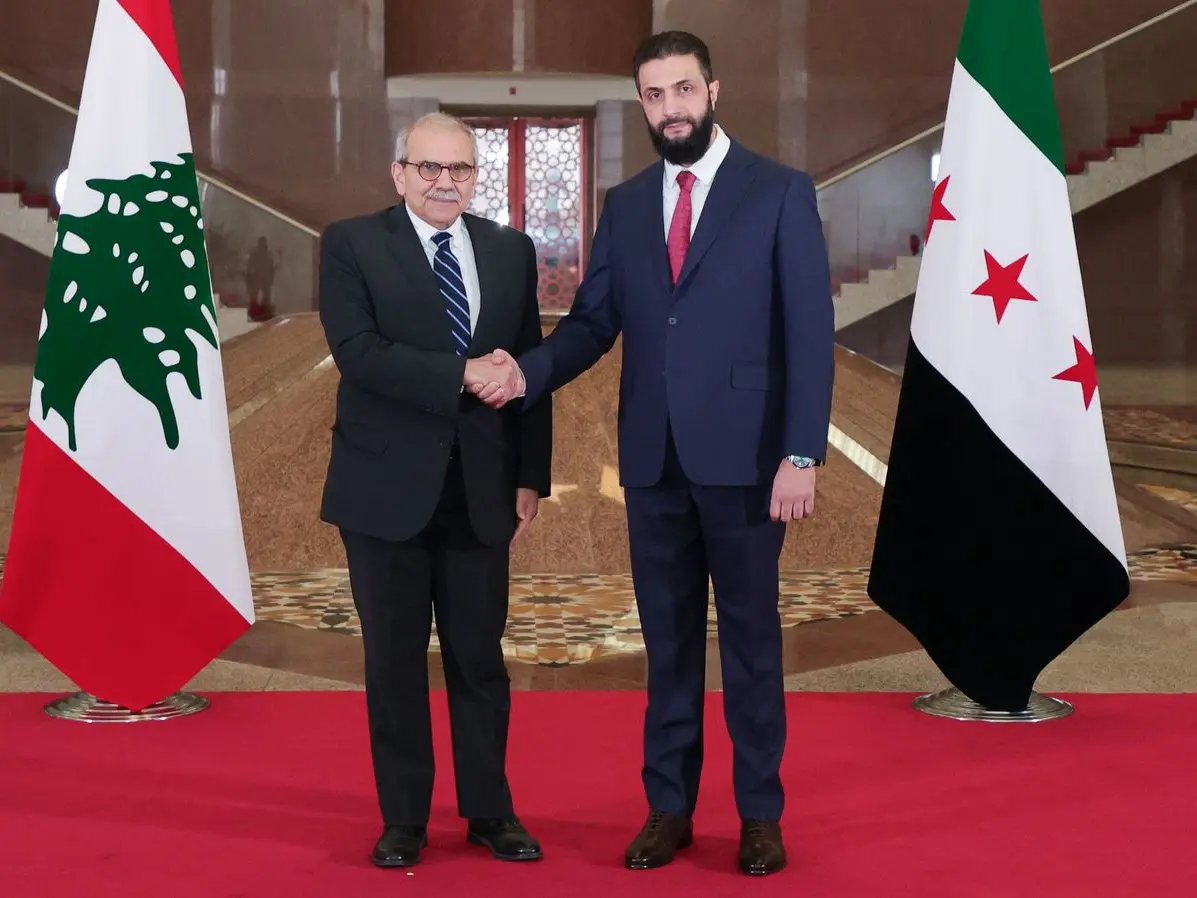 سلام التقى الشرع في الدوحة وبحثا سبل تطوير العلاقات الثنائية اللبنانية - السورية