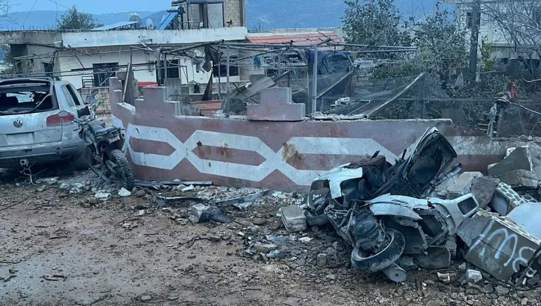 بالصور... آثار القصف الإسرائيلي على مركز الإسعاف في الهبارية!