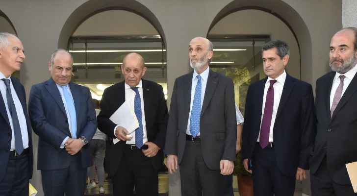 جعجع بعد لقائه لودريان: ليس لدينا فيتو على اسم قائد الجيش!