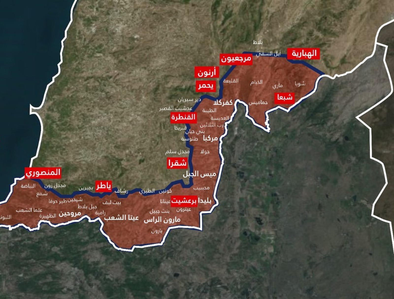 جيش الاحتلال يحظر حركة السكان في بعض قرى الجنوب!