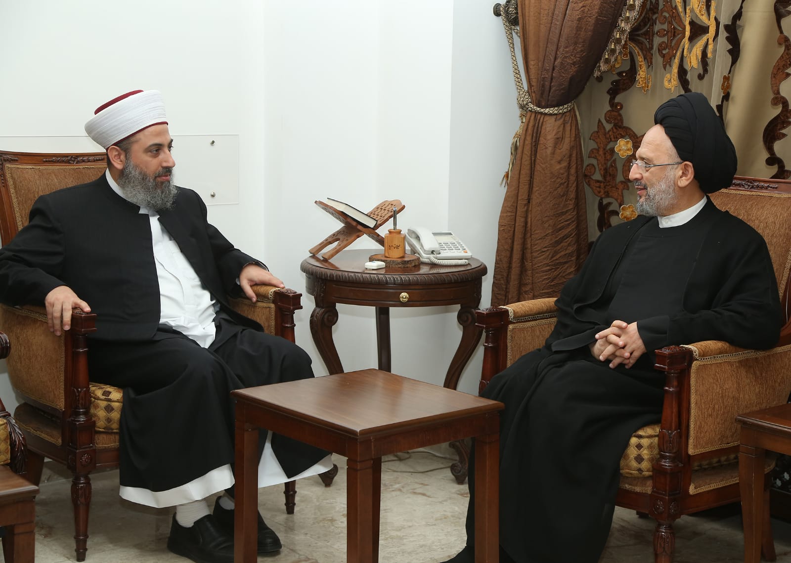 الأمين العام للجماعة الإسلامية يلتقي فضل الله: للتعاون في معركة الحفاظ على القيم