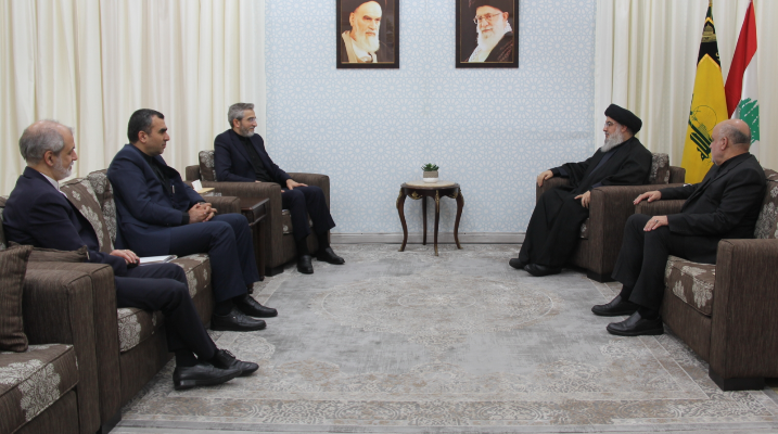 نصرالله عزّى باقري وشكر بلاده إيران.. وبحث معه تطور أحداث المنطقة!