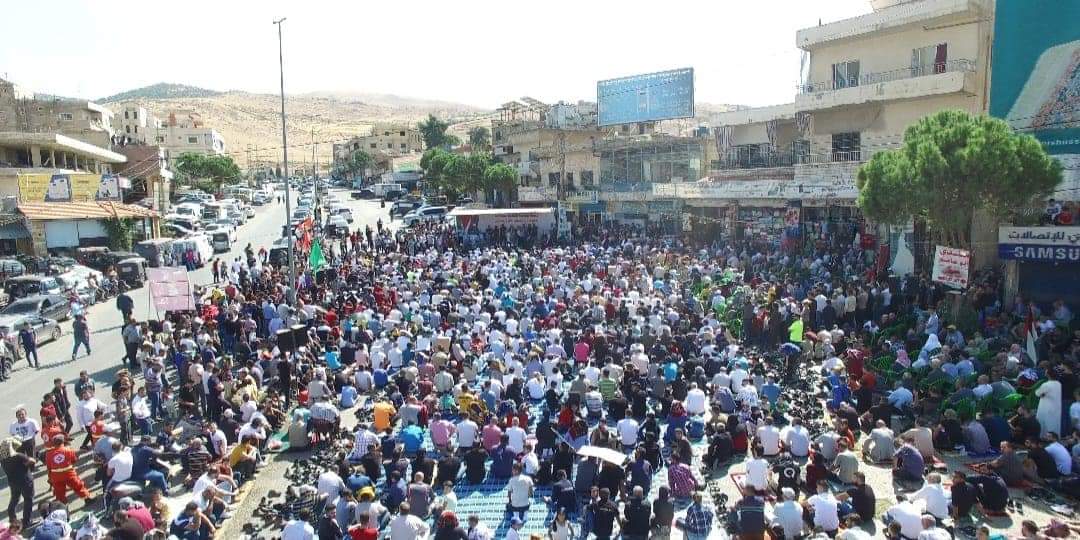 حشود كبيرة في البقاع دعماً للقضية الفلسطينية!