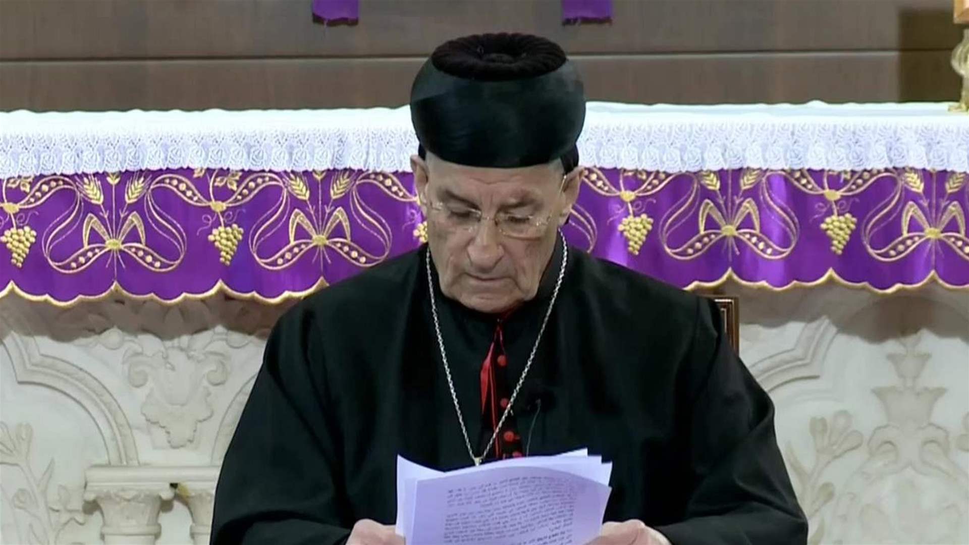 الراعي: المجلس النيابي يحرم عمدًا ومن دون مبرر قانوني لبنان من رئيس مخالفًا الدستور!