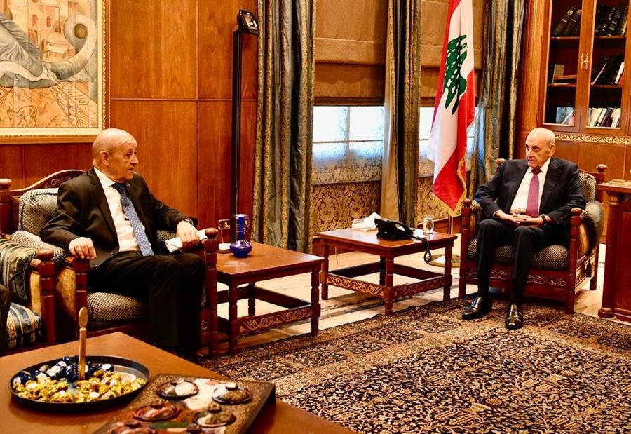 لودريان: إما حوار برّي.. وإمّا خطر وجودي على لبنان!