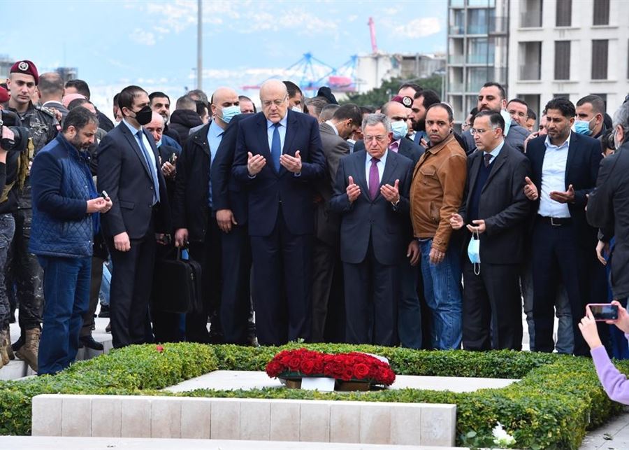 الرئيس ميقاتي زار ضريح الحريري: على خطى الحريري ورسالته!