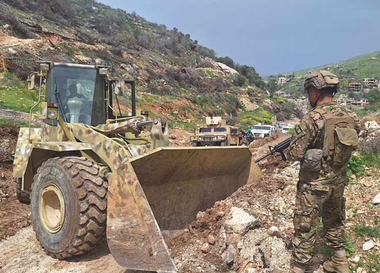 الجيش يتمكن من فتح الطريق بإتجاه خلة المحافر جنوب بلدة العديسة!
