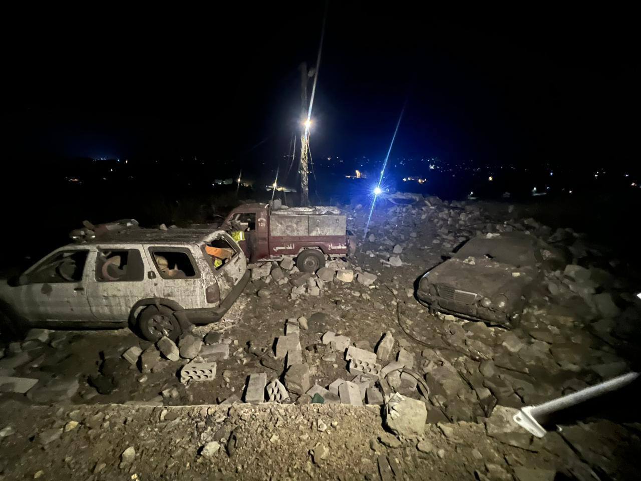 استشهاد 5 موظفين من الدفاع المدني في دردغيا!