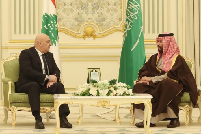 الرئيس عون يشيد بجهود السعودية للسلام ويؤكد عمق العلاقات الثنائية