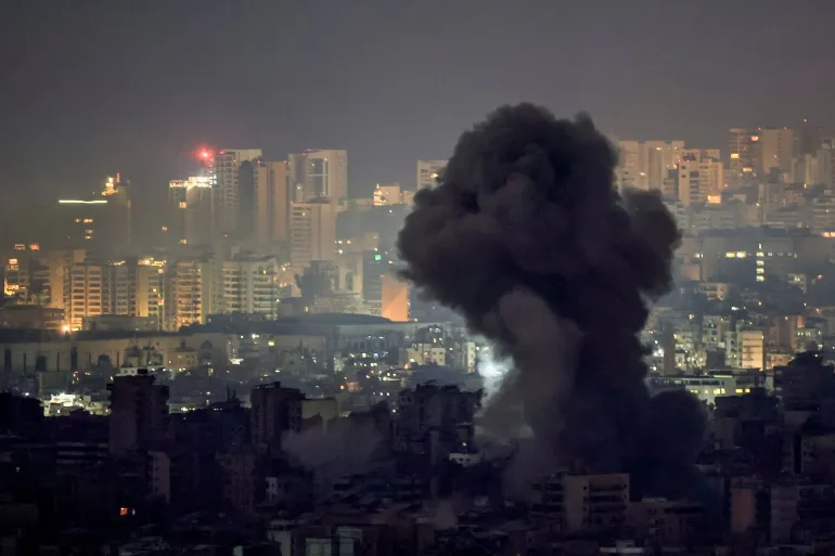 سلسلة غارات عنيفة على الضاحية الجنوبية!