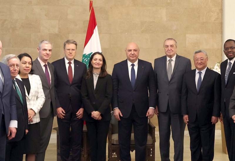 عون يؤكد أمام وفد مجلس الأمن: التفاوض لوقف الاعتداءات وتشجيع الجيش على حصر السلاح