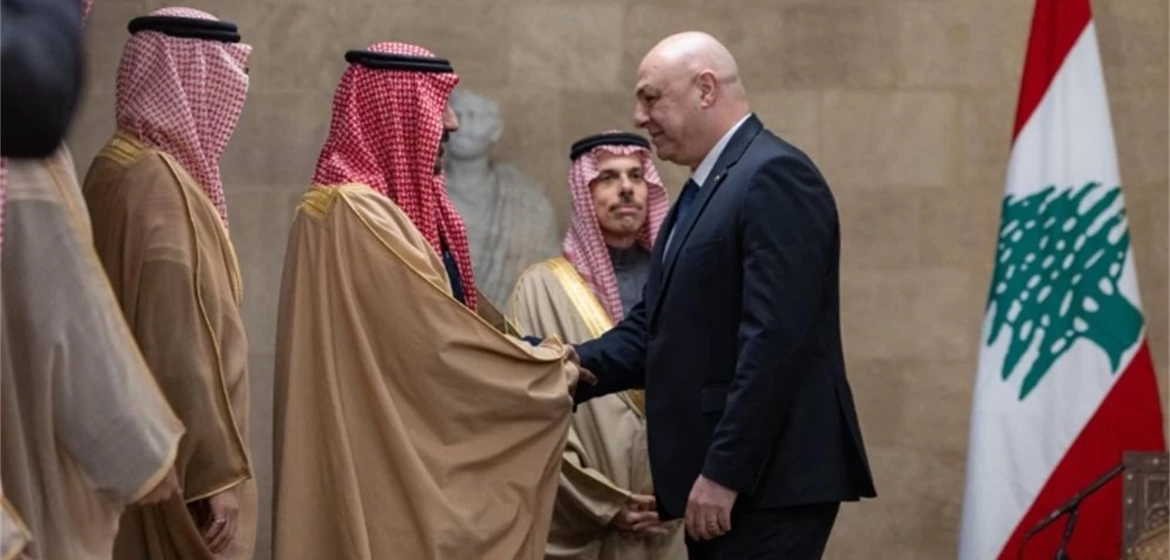 الرئيس جوزاف عون يلتقي مستشار وزير الخارجية السعودي لبحث التهديدات الإسرائيلية والأوضاع الإقليمية