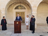 عون من بكركي: مصممون على اجراء الانتخابات بموعدها وقرار حصر السلاح