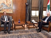 الحوت يعرض الأوضاع الأمنية والسياسية في عين التين مع الرئيس بري!