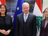 رجّي يواصل لقاءاته في بروكسل وتأكيد على الدعم الأوروبي للبنان