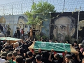 مخيم عين الحلوة يزف شهداءه وسط تشييع مهيب!